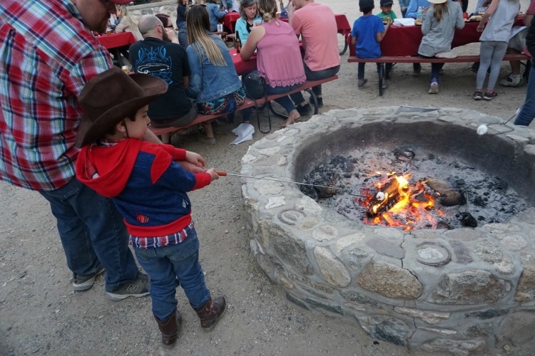 A western cookout isn’t complete without s’mores! 