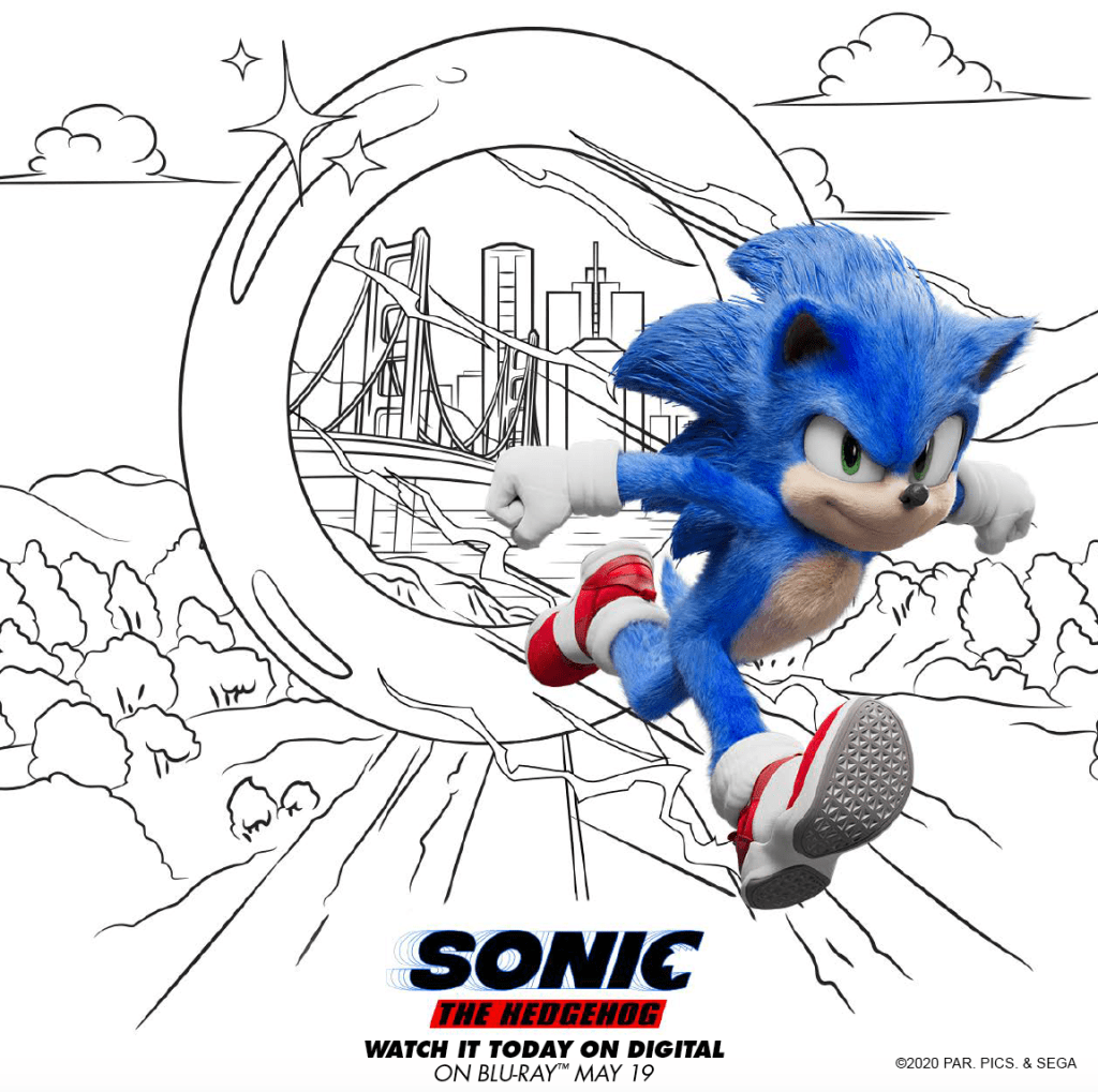 Keep reading for fun Sonic the Hedgehog activity sheets, including coloring pages!