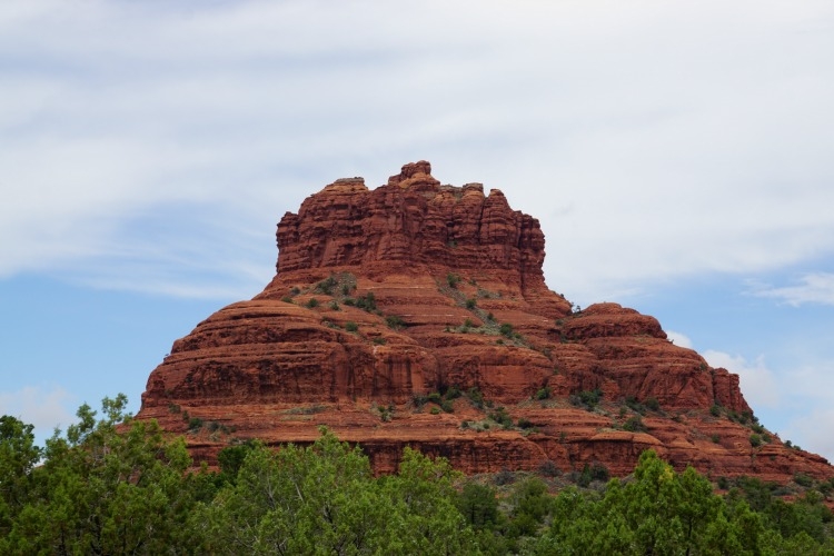 One of the beautiful rock formations you can see from the Red Rock Scenic Byway.