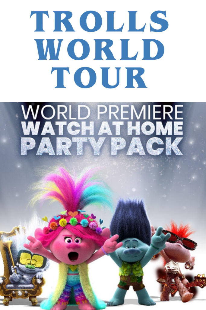 Looking for ways to celebrate a family movie night at home? I'm sharing a Trolls World Tour activity kit, which includes snack ideas inspired by Trolls World Tour, as well as free printables like coloring pages and sheet music!