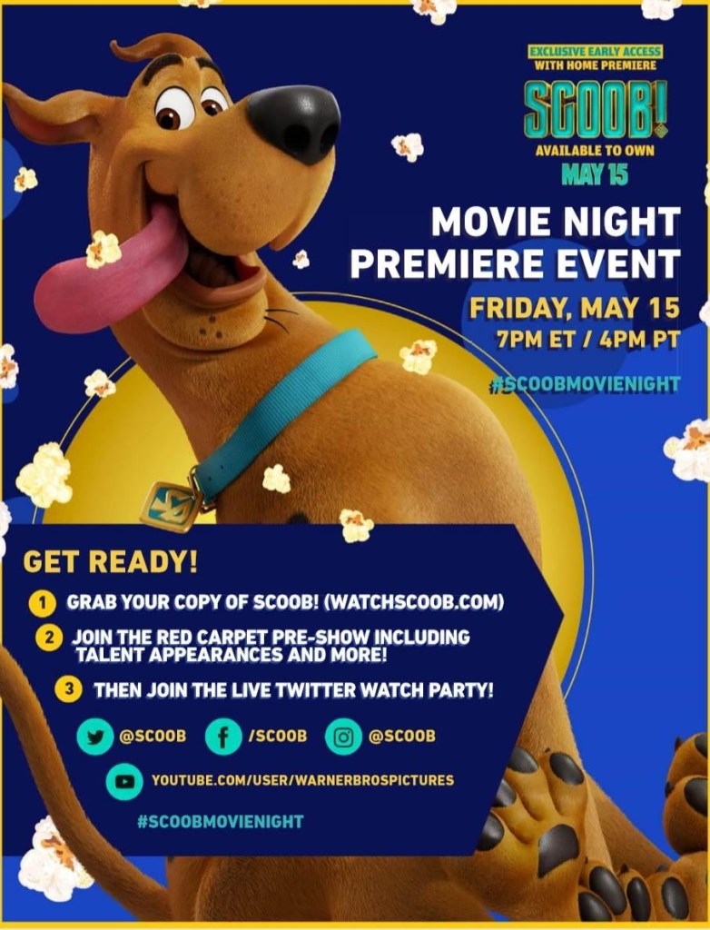 Scoob! Movie Night Premiere Event