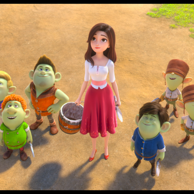 Red Shoes and the Seven Dwarfs Movie Review (Giveaway)