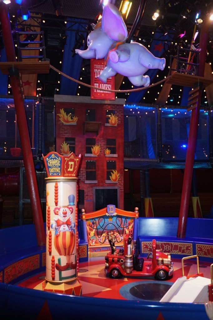 Waiting for Dumbo the Ride at Disney World is a lot more enjoyable than waiting for Dumbo the Ride at Disneyland!